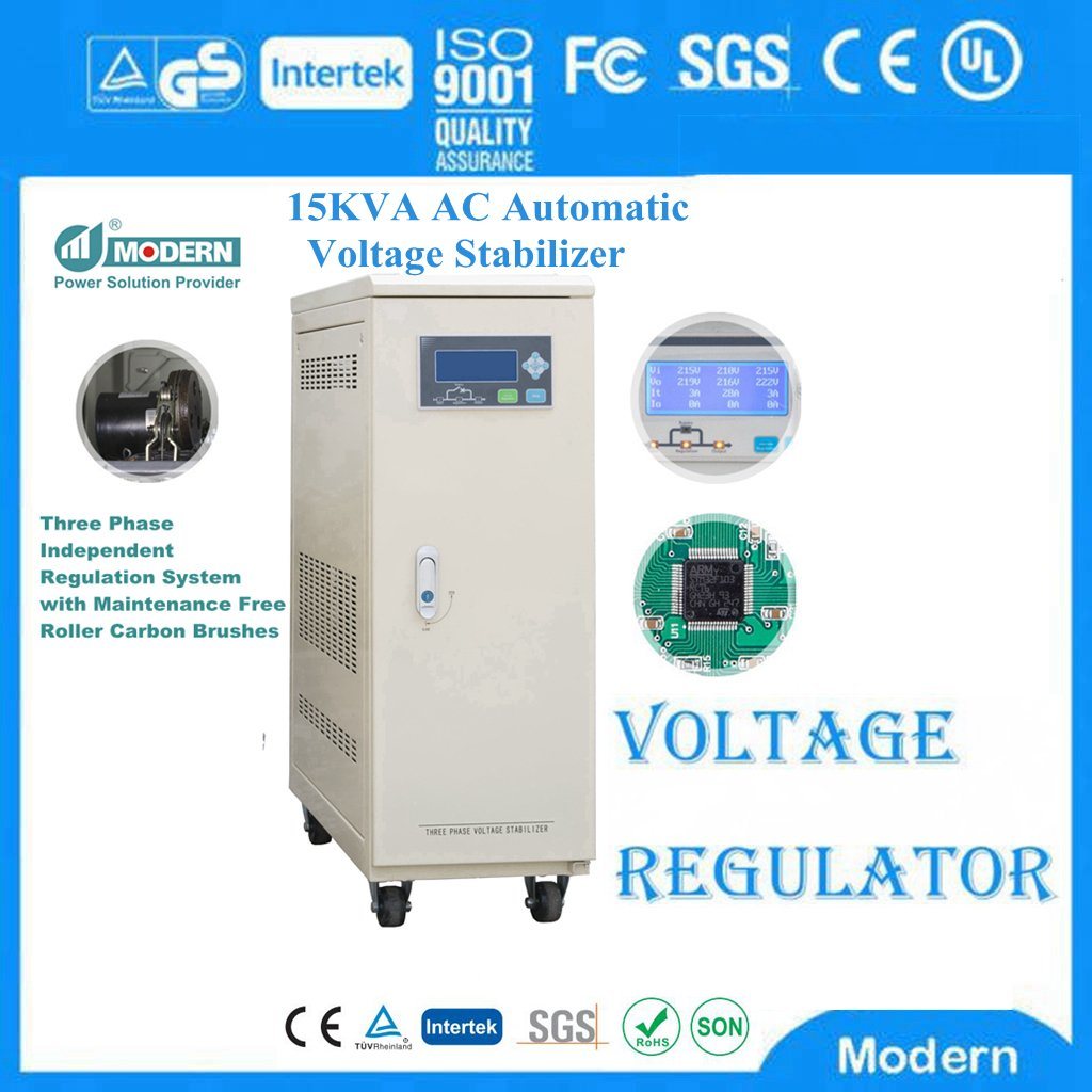 15kVA Three Phase AC Automatic Voltage Stabilizer for Office and House